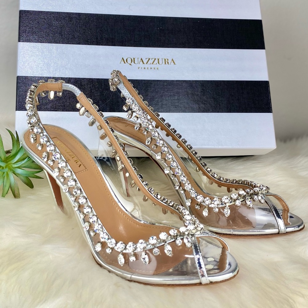 Aquazarra Crystal Heels